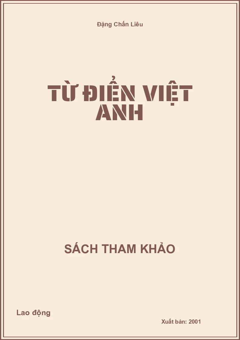 Từ Điển Việt Anh