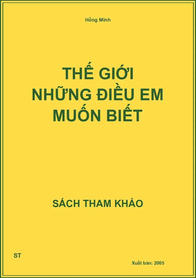 Thế Giới Những Điều Em Muốn Biết