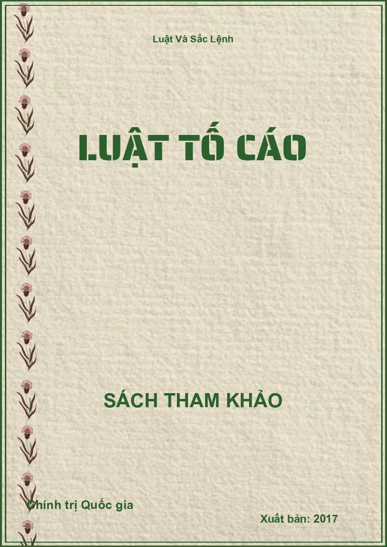 Luật Tố Cáo