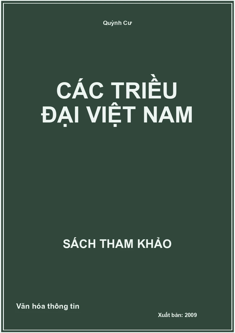 Các Triều Đại Việt Nam