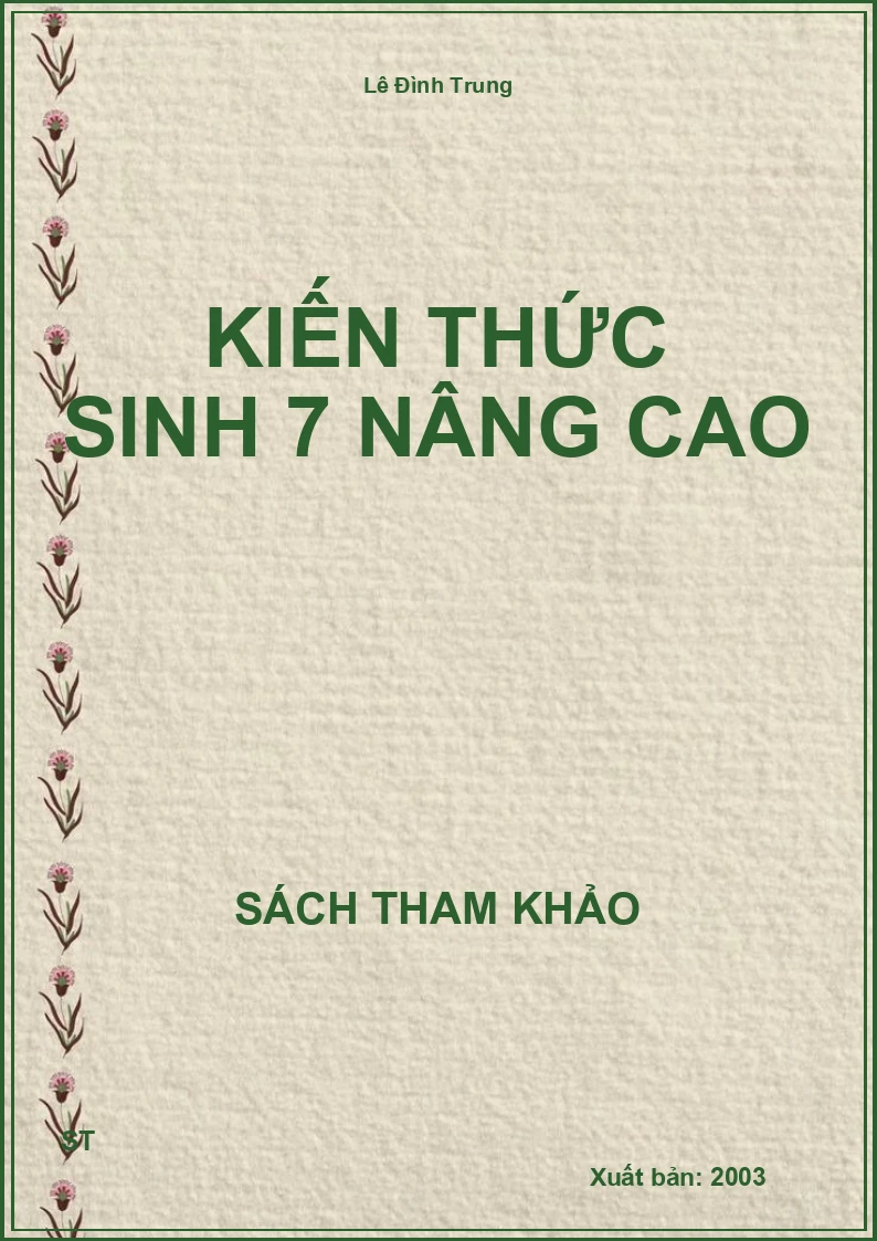 Kiến Thức Sinh 7 Nâng Cao