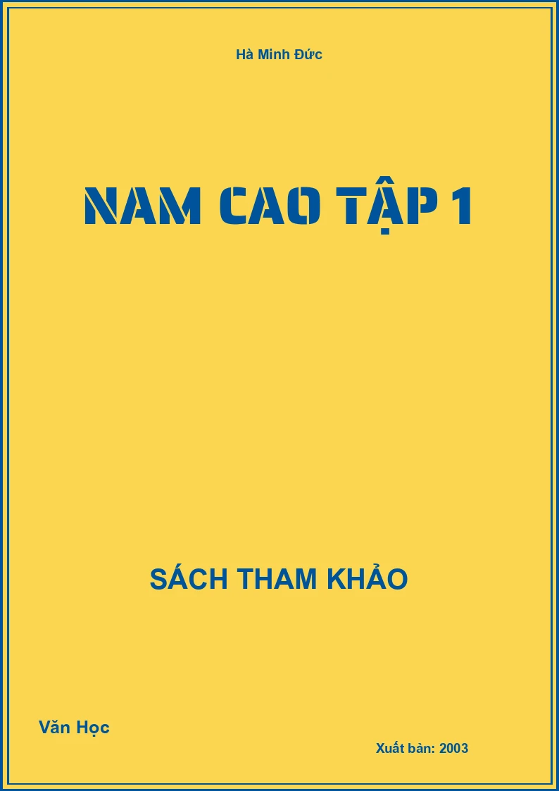 Nam Cao Tập 1