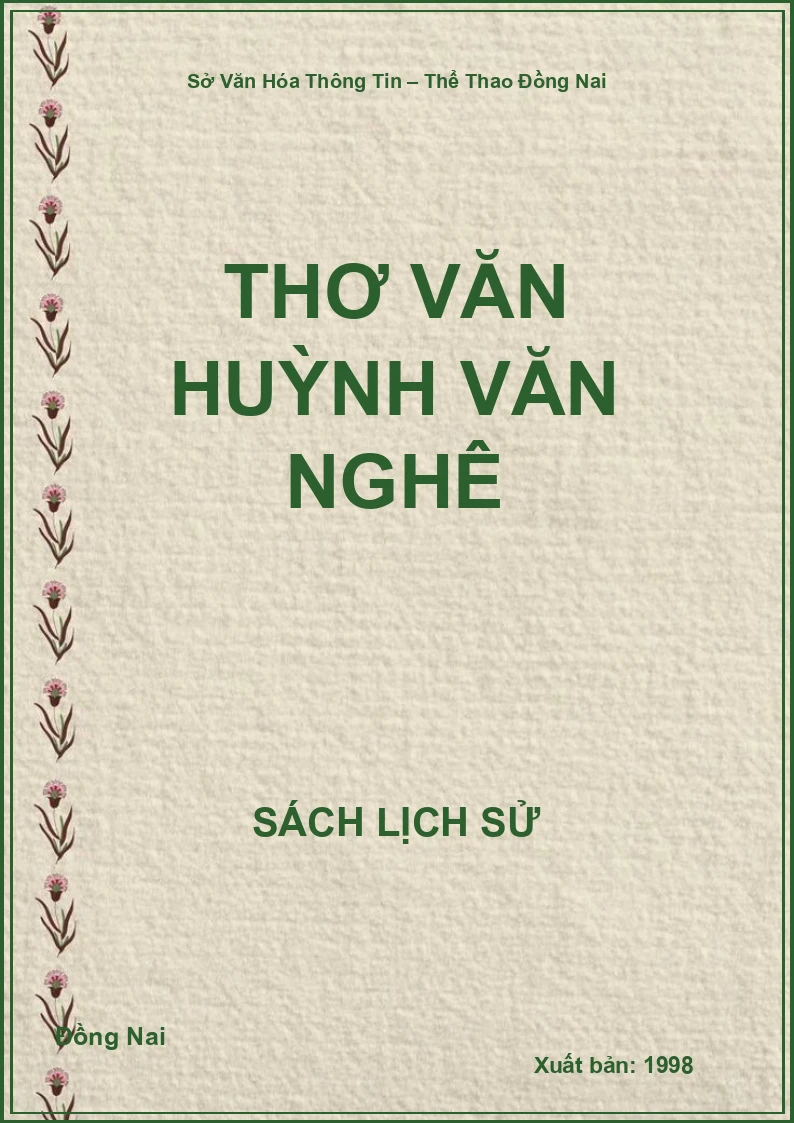 Thơ văn Huỳnh Văn Nghệ