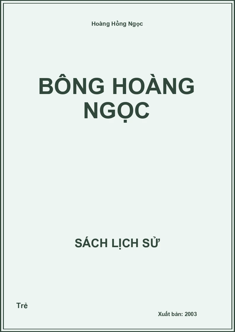 Bông hoàng ngọc
