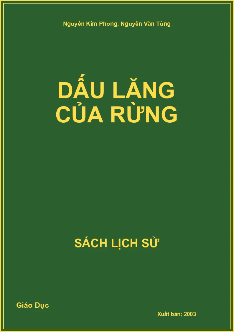 Dấu lặng của rừng