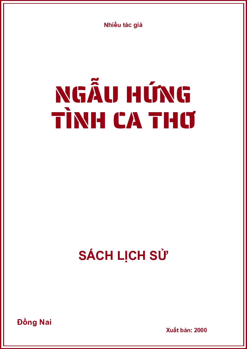 Ngẫu hứng tình ca thơ