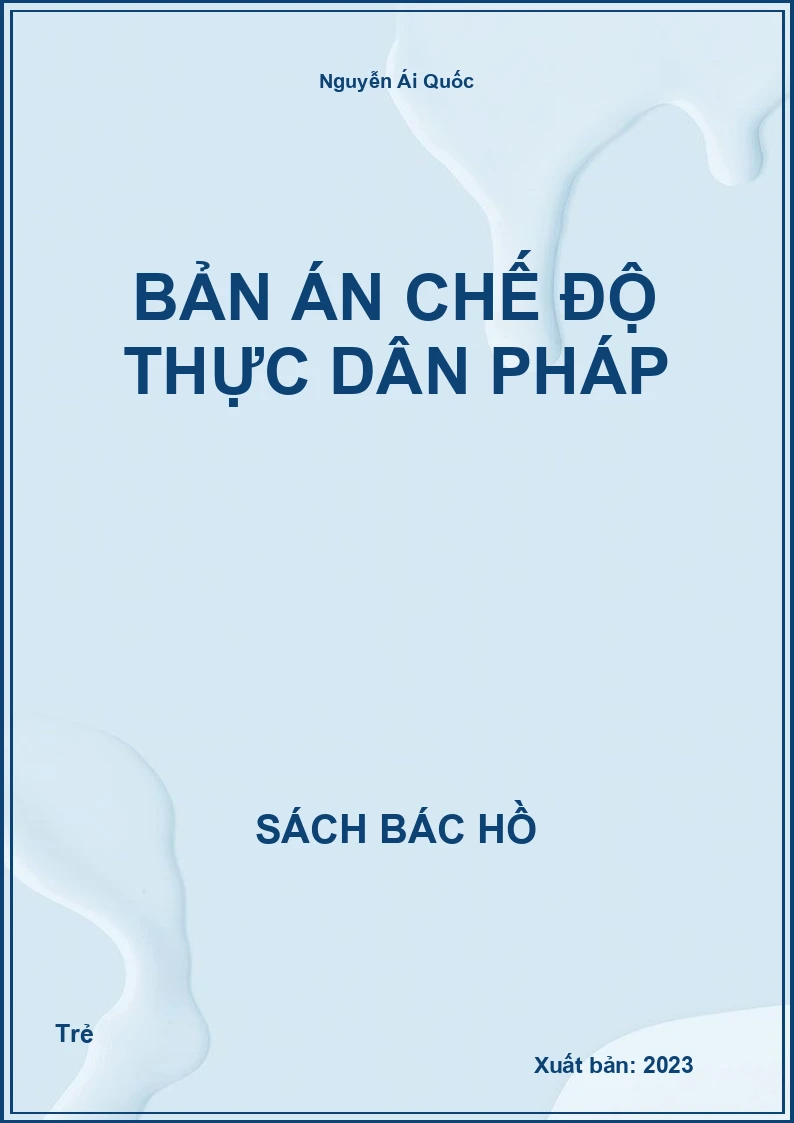 Bản án chế độ thực dân Pháp