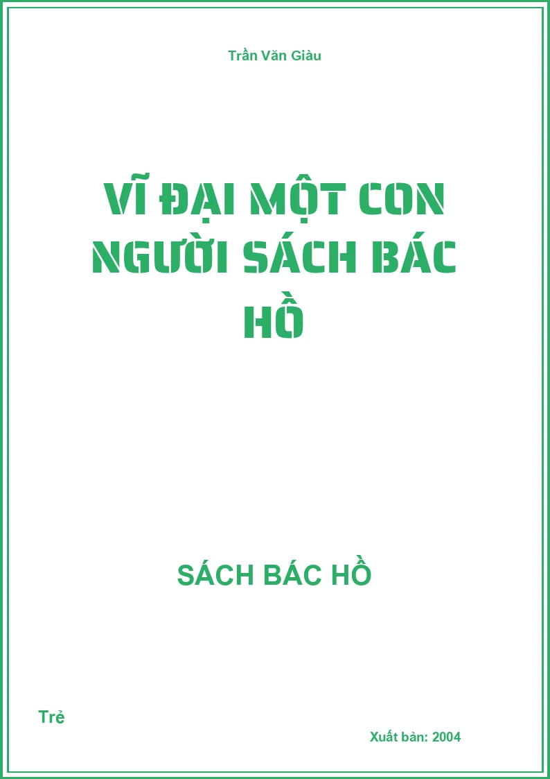 Vĩ đại một con người