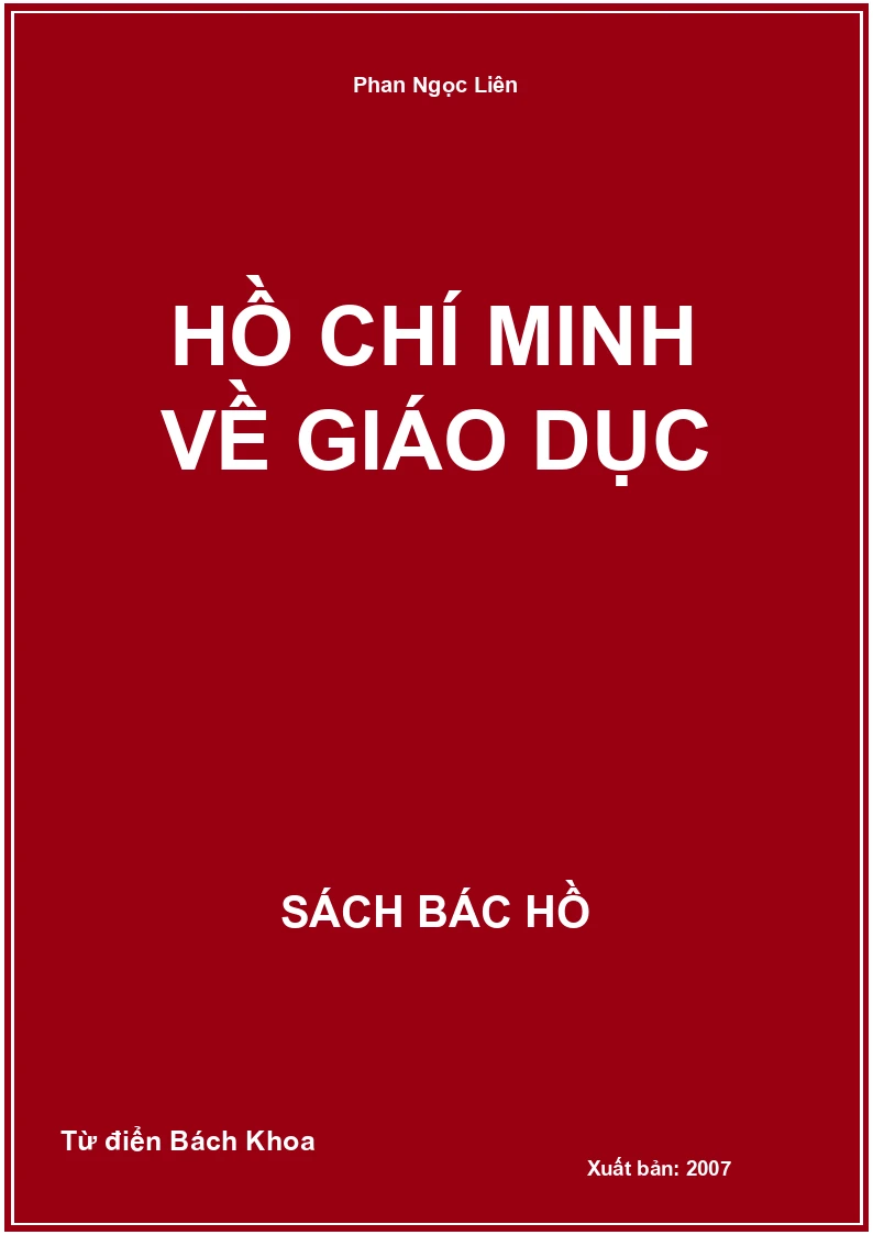 Hồ Chí Minh về giáo dục