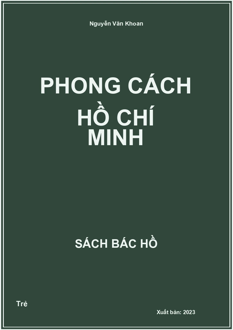Phong cách Hồ Chí Minh