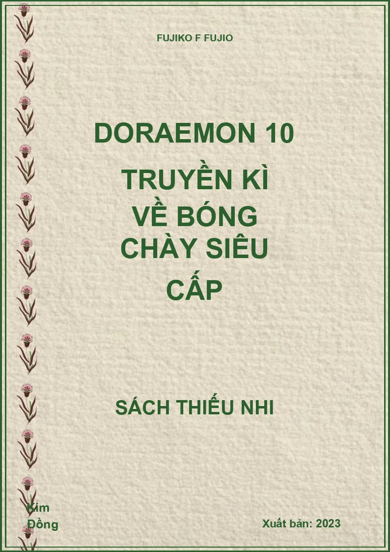 Doraemon 10 Truyền kì về bóng chày siêu cấp