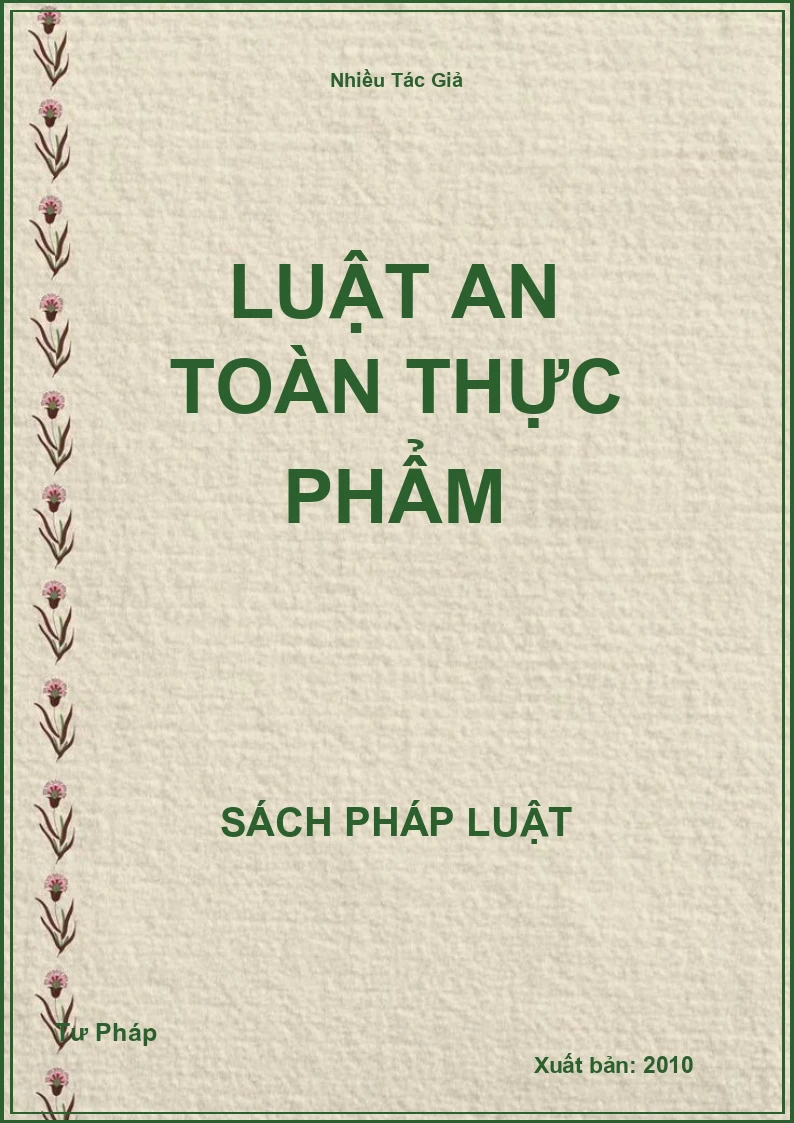 Luật An Toàn Thực Phẩm