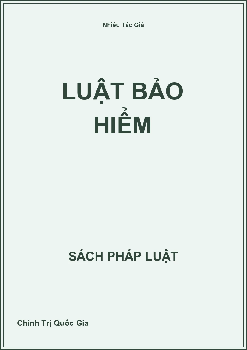 Luật Bảo Hiểm