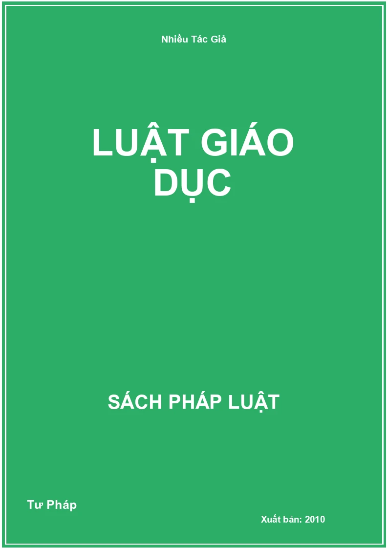 Luật Giáo Dục