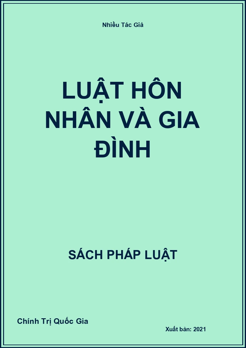 Luật Hôn Nhân Và Gia Đình