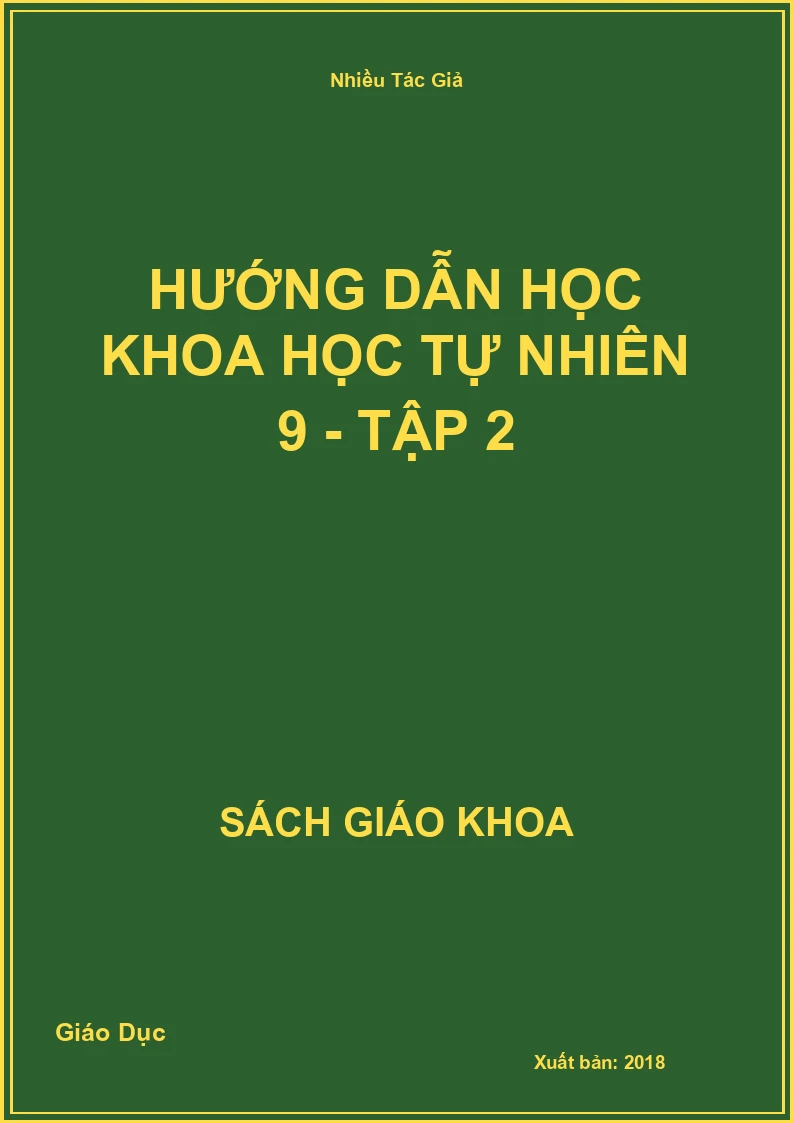 Hướng Dẫn Học Khoa Học Tự Nhiên 9 - Tập 2