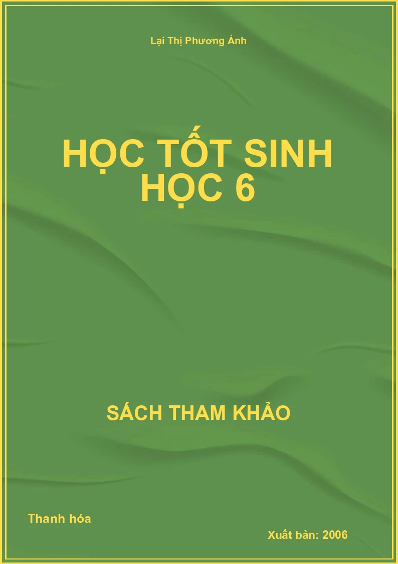 Học tốt Sinh học 6