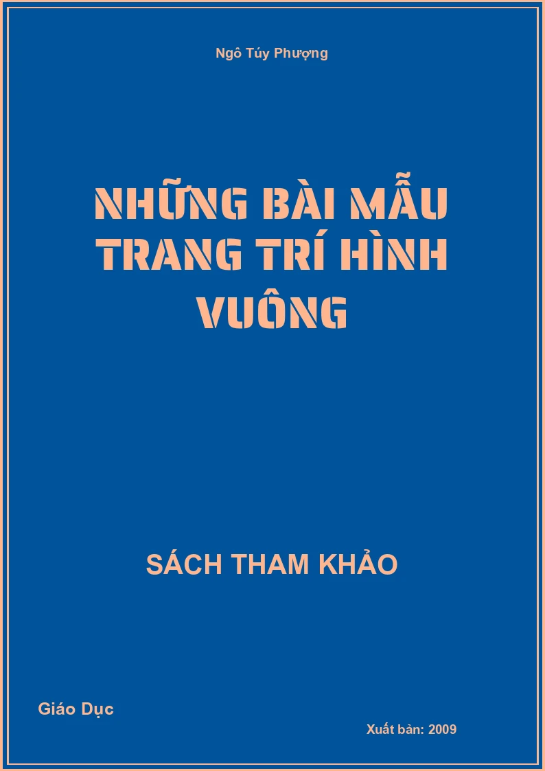 Những bài mẫu trang trí hình vuông