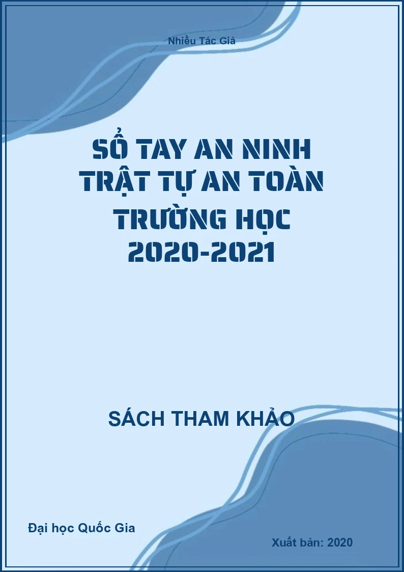 Sổ tay an ninh trật tự an toàn trường học 2020-2021
