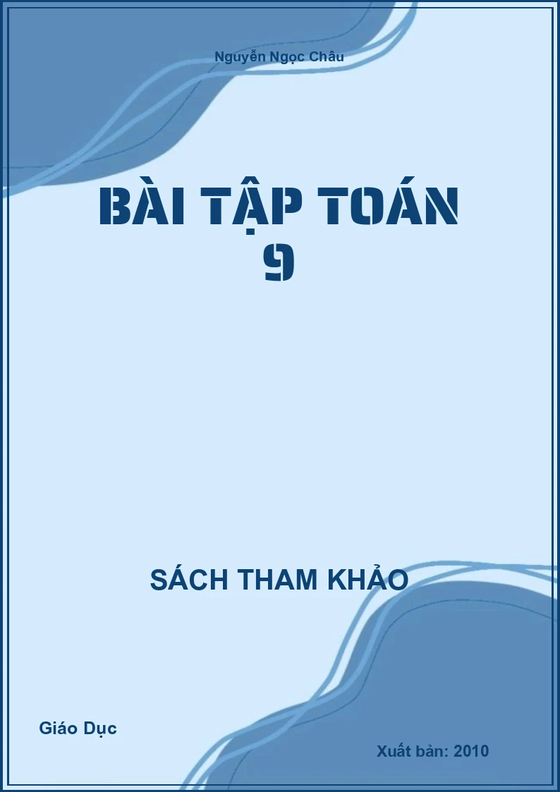 Bài tập Toán 9