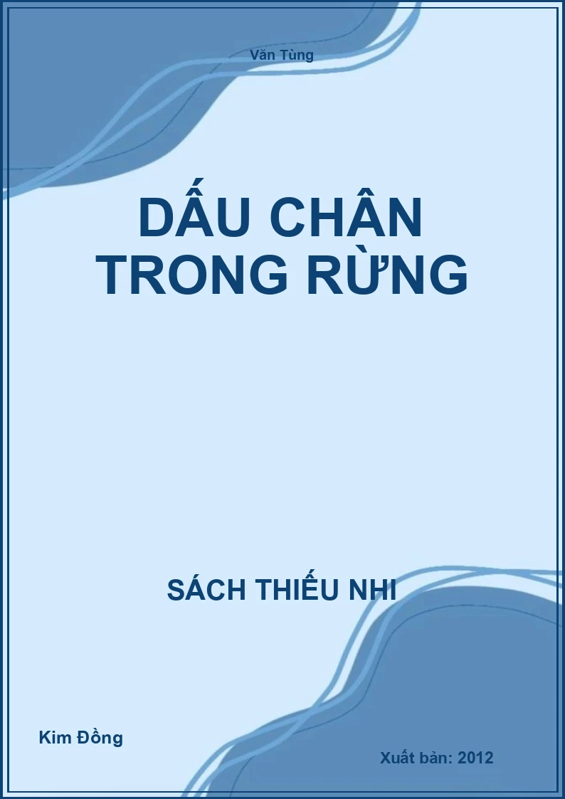 Dấu chân trong rừng
