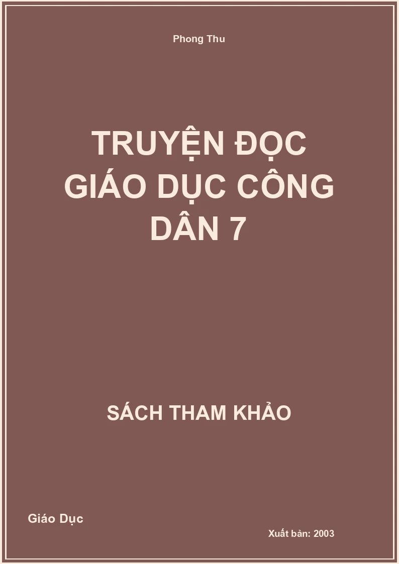 Truyện đọc Giáo Dục Công Dân 7