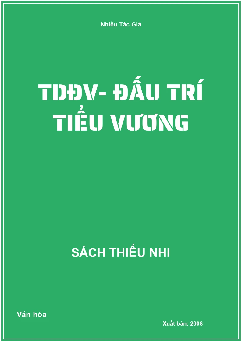 TDĐV- Đấu trí tiểu vương