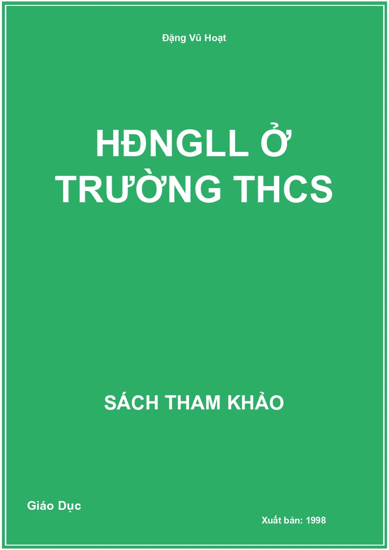 HĐNGLL ở trường THCS