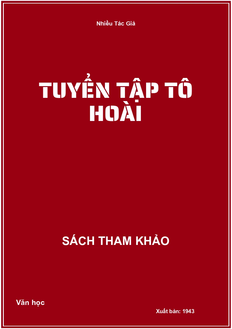 Tuyển tập Tô Hoài