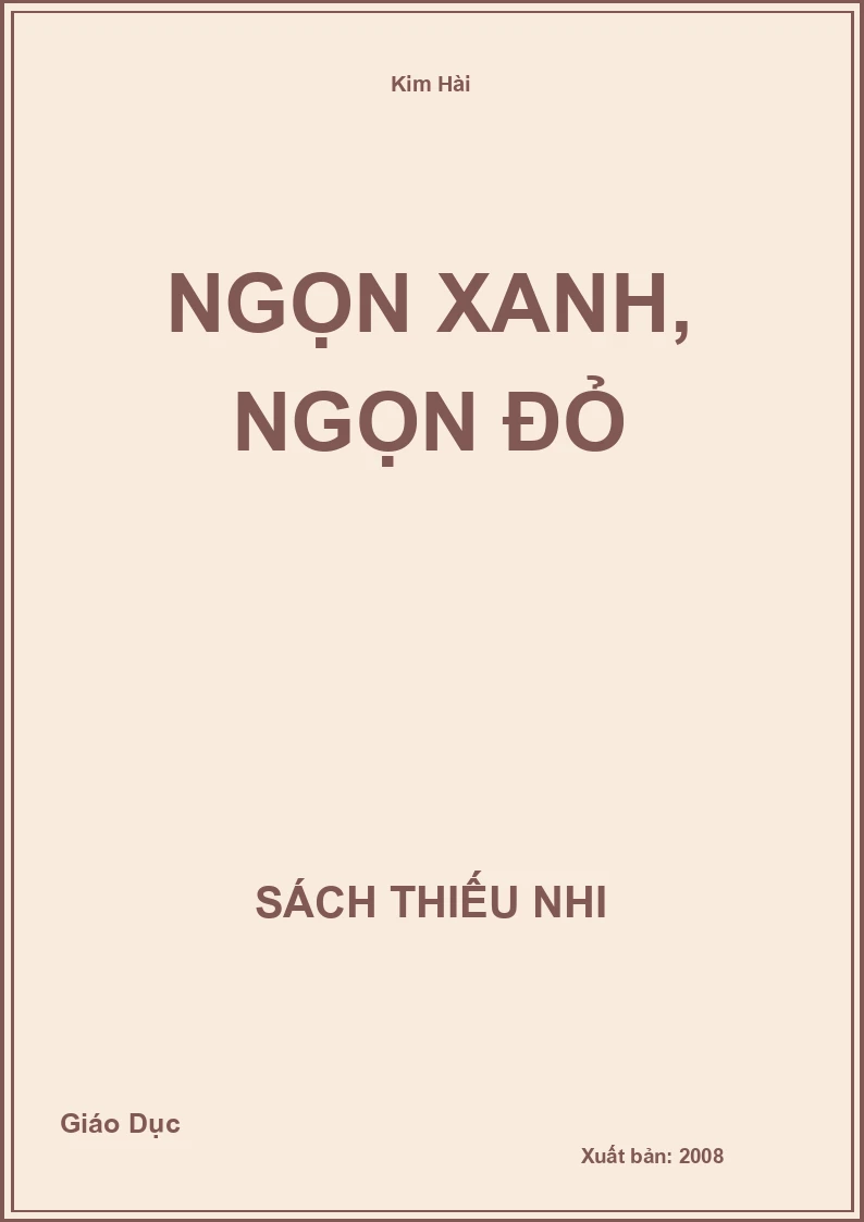 Ngọn xanh, ngọn đỏ