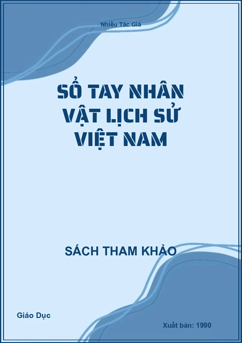 Sổ tay nhân vật Lịch Sử Việt Nam
