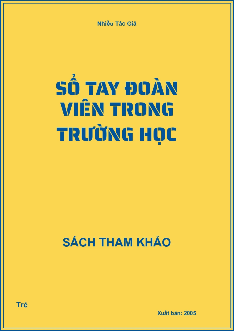 Sổ tay đoàn viên trong trường học