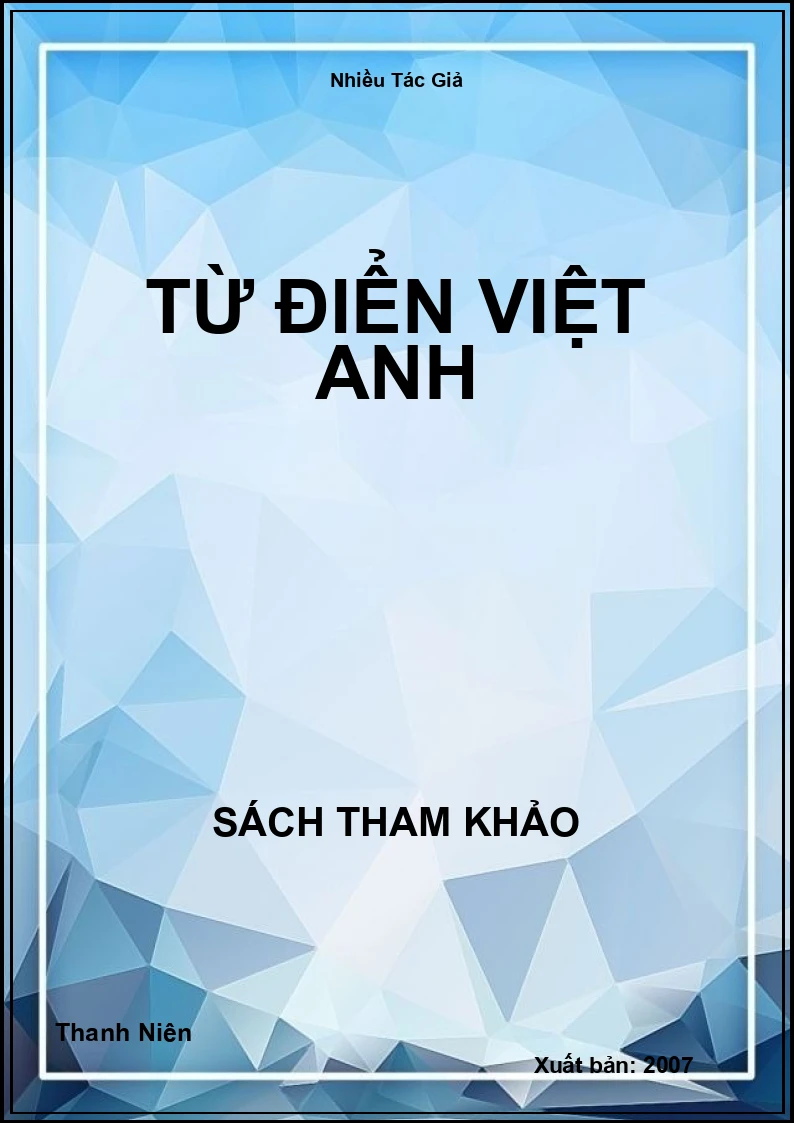 Từ điển việt anh
