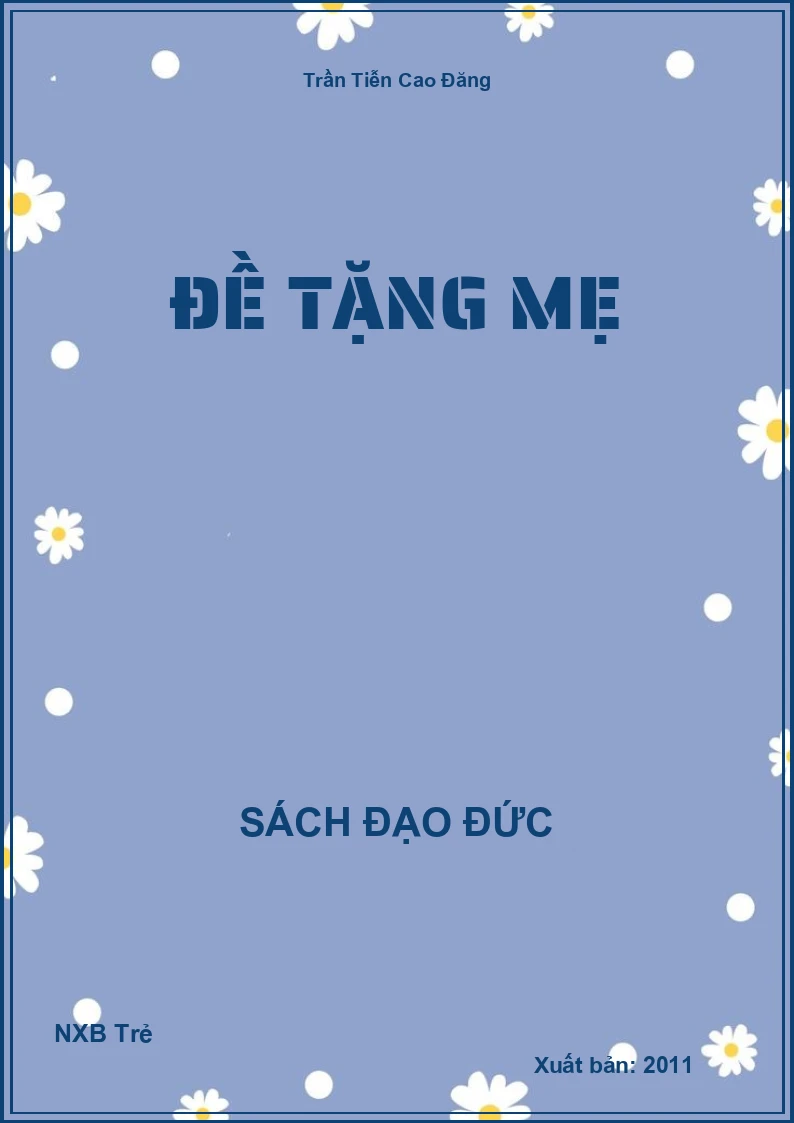 Đề tặng mẹ