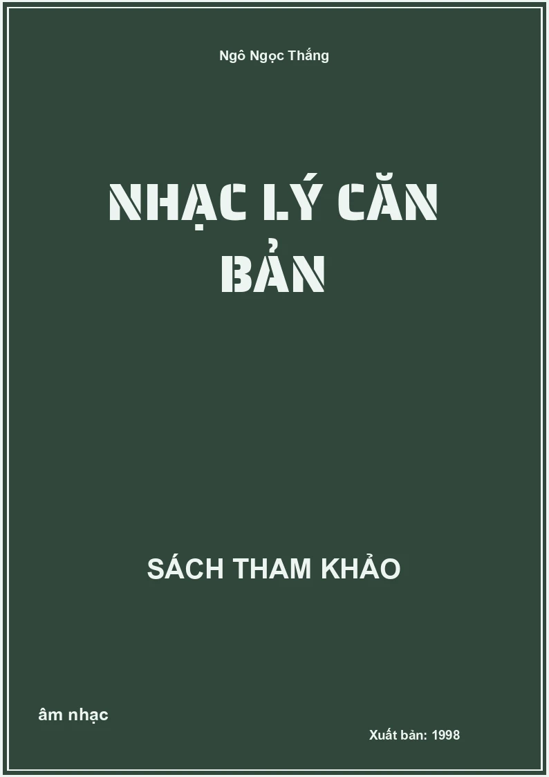 Nhạc lý căn bản