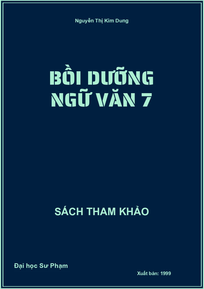 Bồi dưỡng Ngữ Văn 7