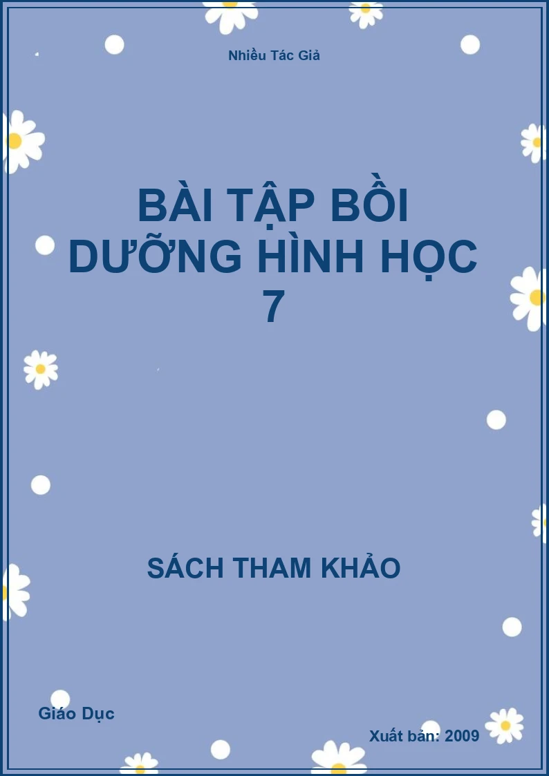 Bài tập bồi dưỡng hình học 7