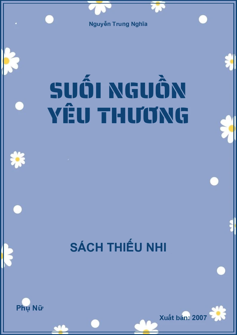 Suối nguồn yêu thương
