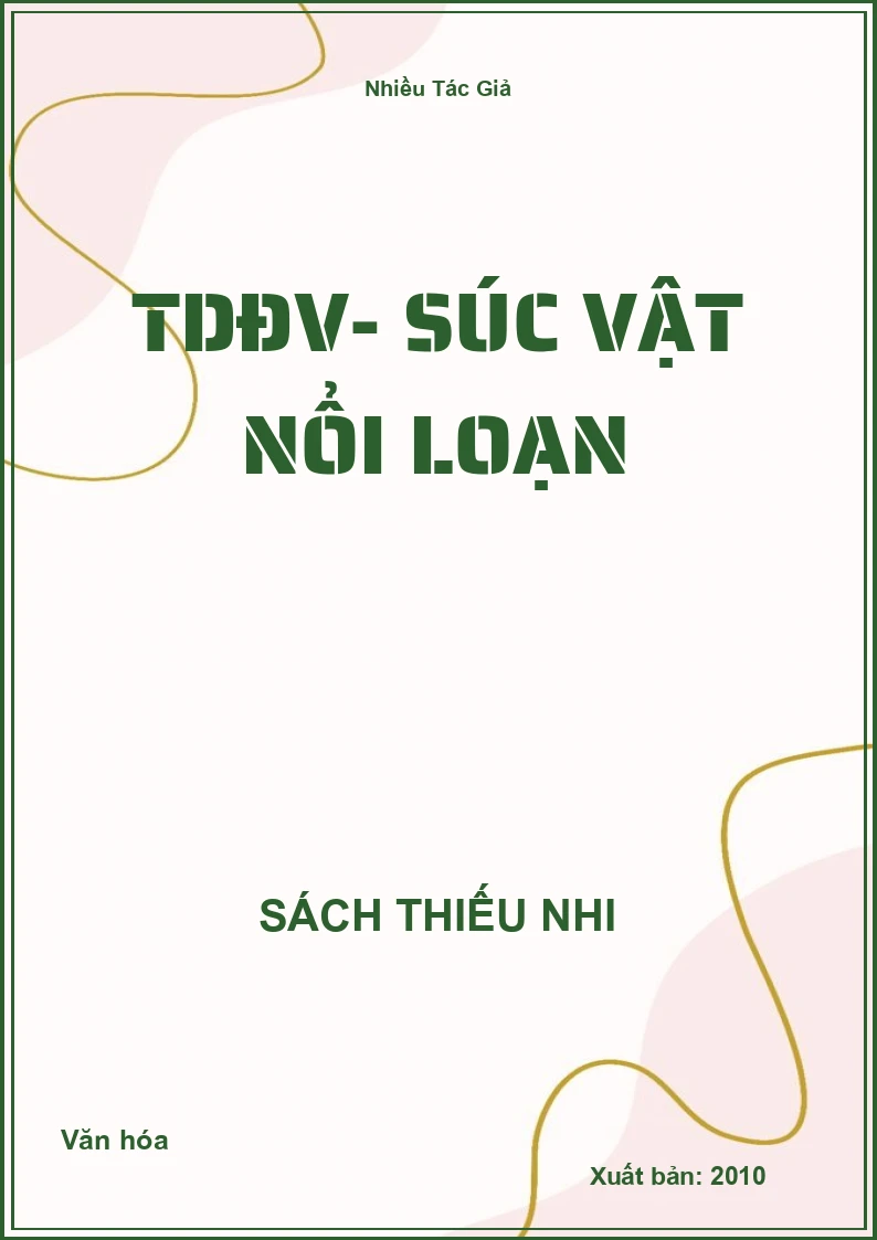 TDĐV- Súc vật nổi loạn