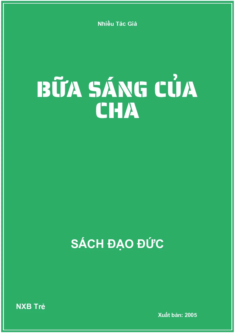 Bữa sáng của cha