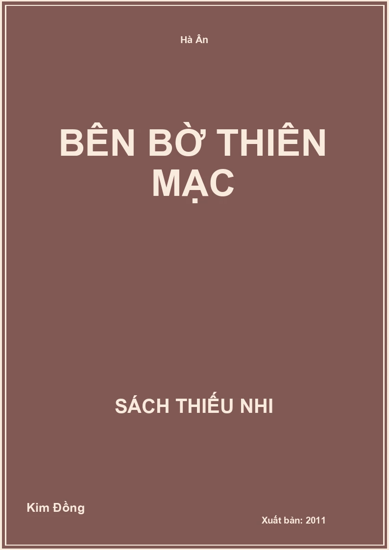 Bên bờ thiên mạc