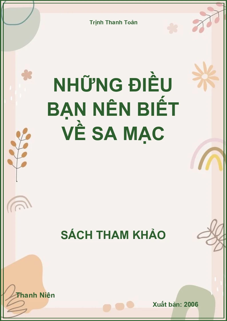 Những điều bạn nên biết về sa mạc