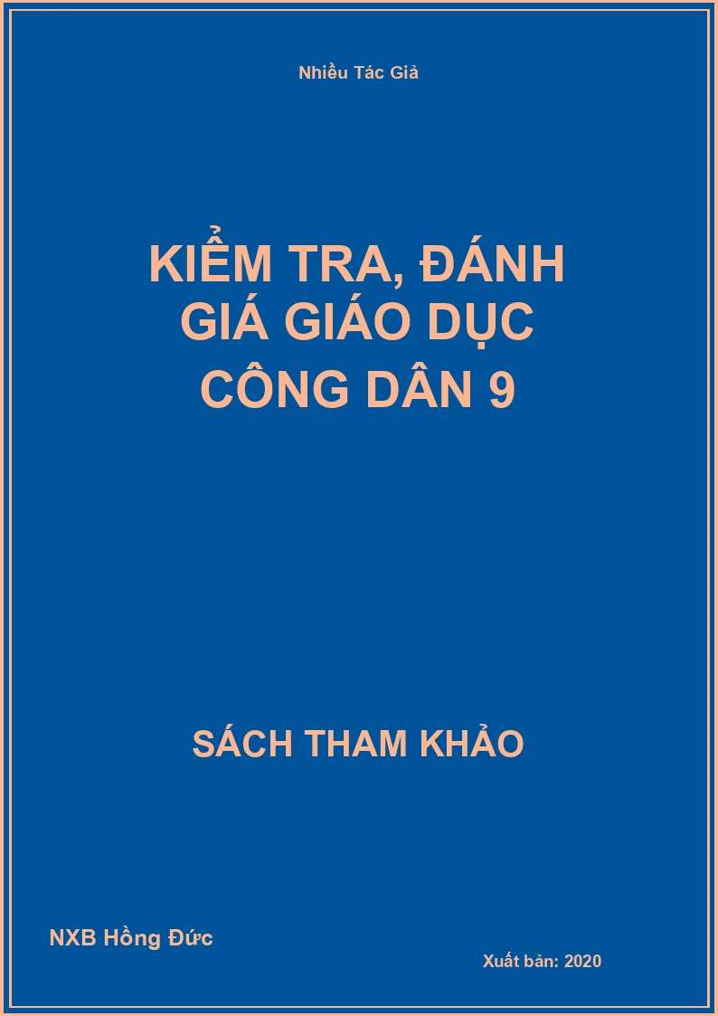 Kiểm tra, đánh giá Giáo Dục Công Dân 9