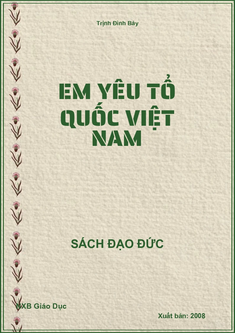 Em yêu tổ quốc Việt Nam