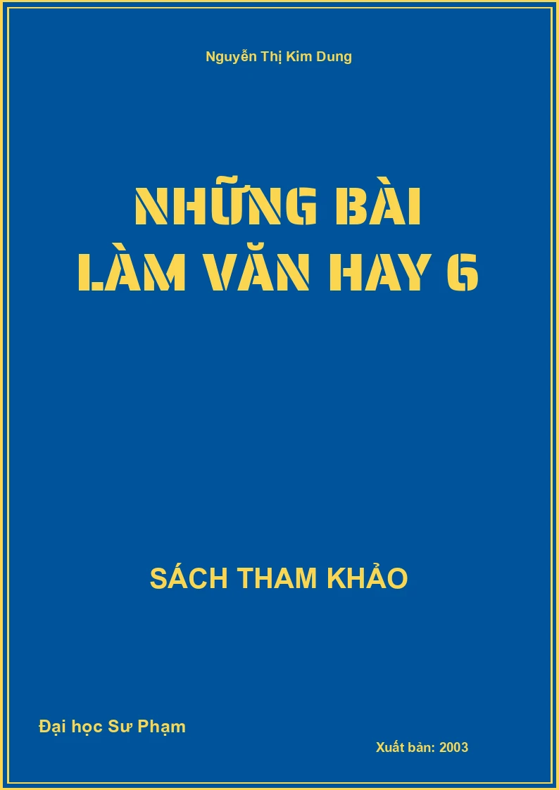 Những bài làm văn hay 6