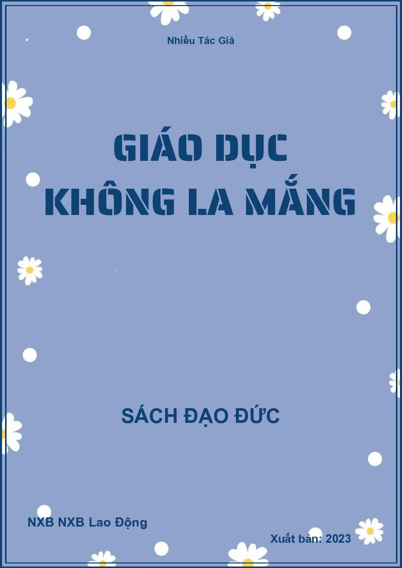 Giáo dục không la mắng
