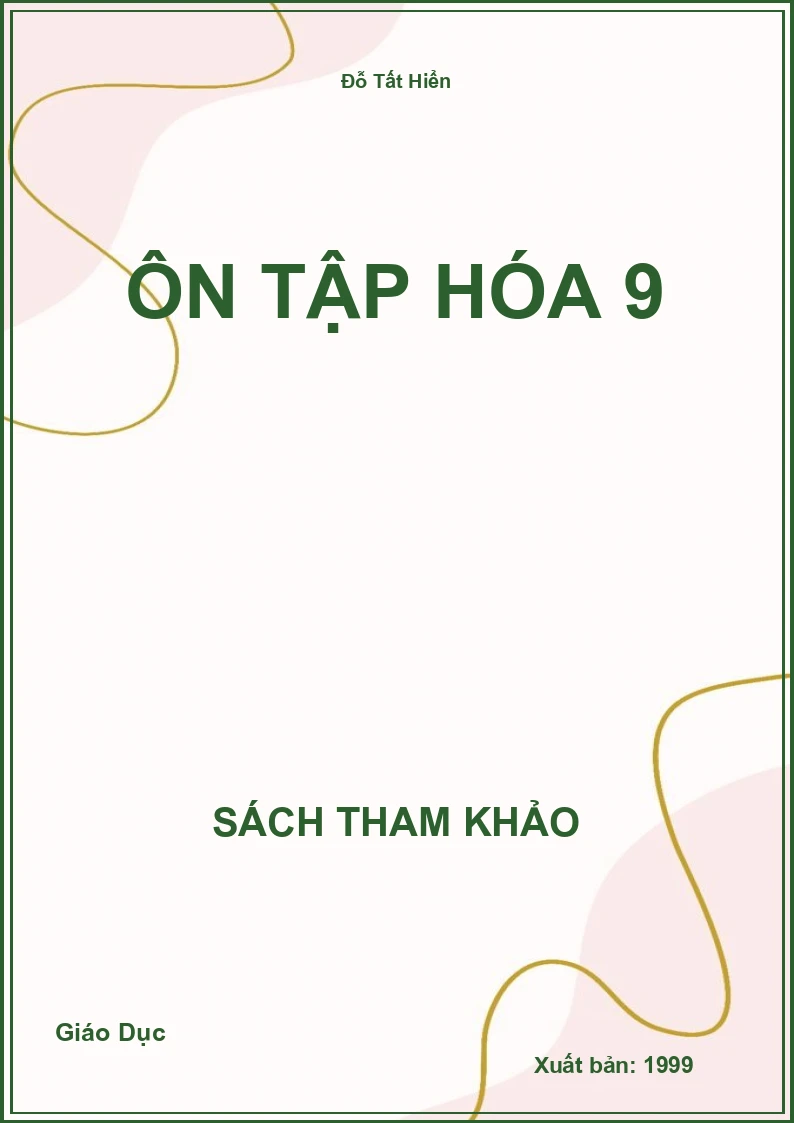 Ôn tập hóa 9