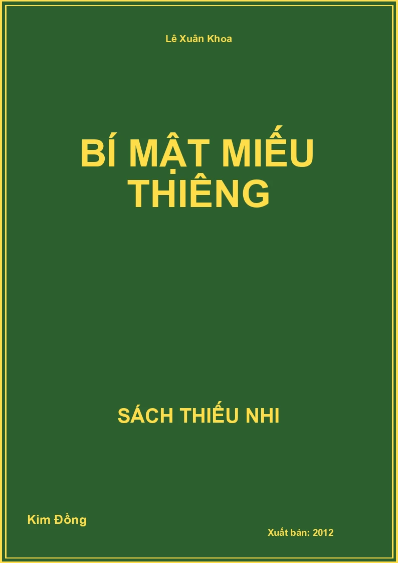 Bí mật miếu thiêng