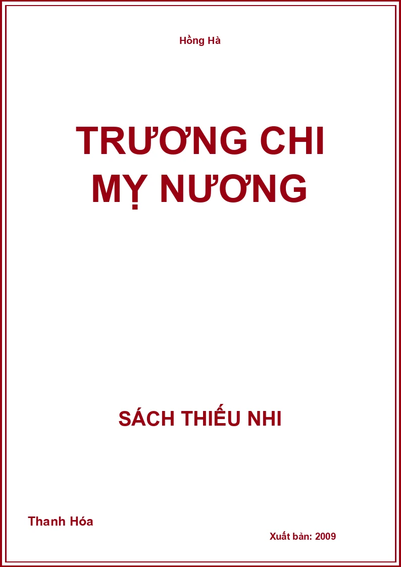 Trương chi mỵ nương