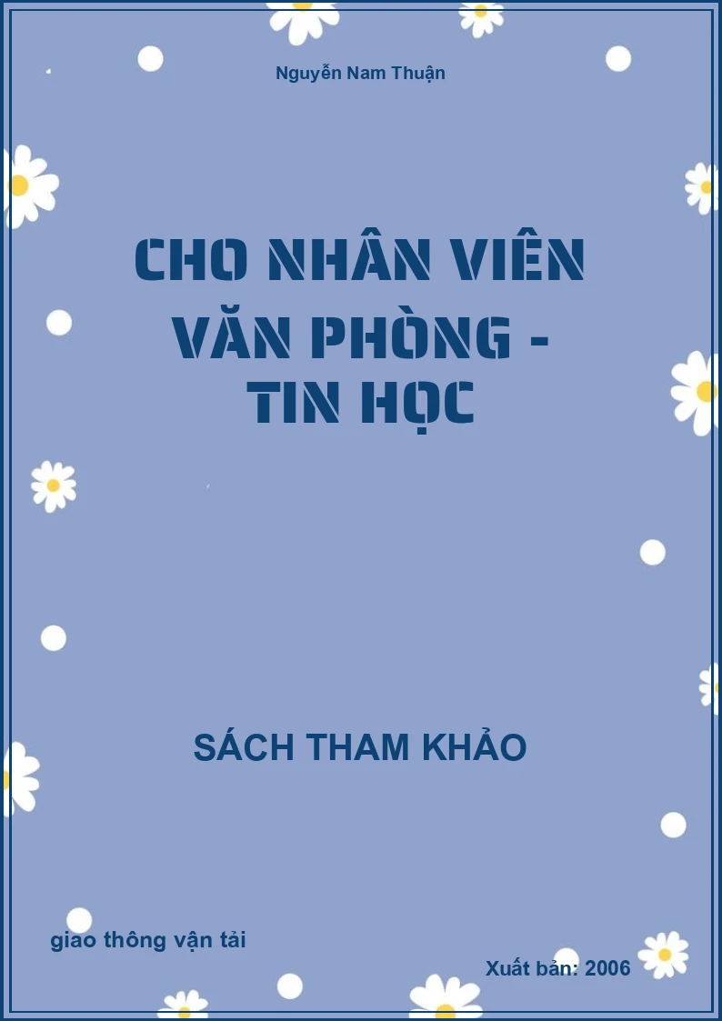Cho nhân viên văn phòng - tin học